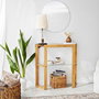 Hanah Home Trapezoid - Roble